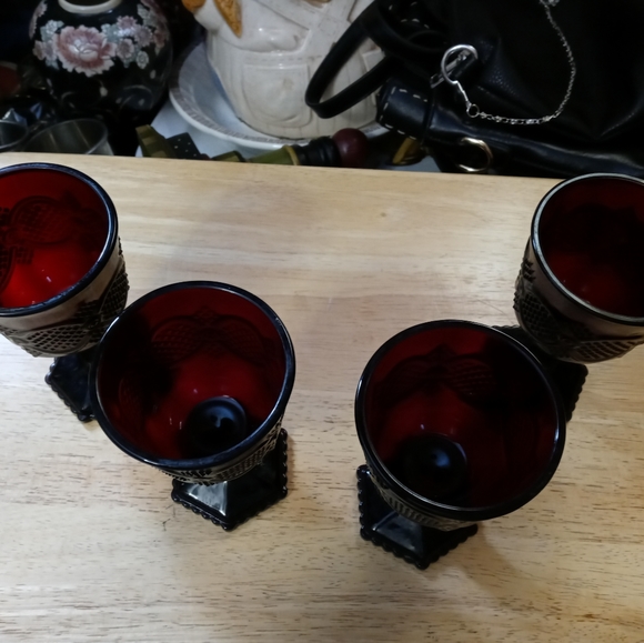 🏫 4 AVON 1876 CAPE COD GLASS🍹🏤 - Picture 7 of 11